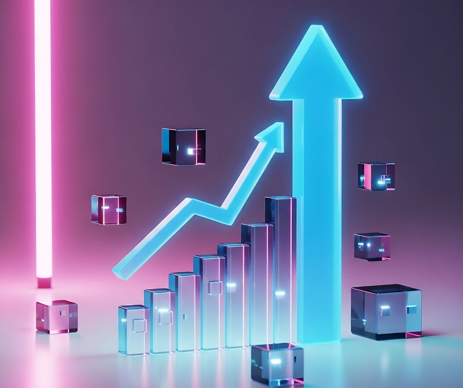 2 modern business growth shown through structured systems driving consistent revenue increase