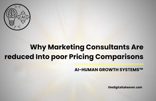 Why Marketing Consultants Are reduced Into poor Pricing Comparisons