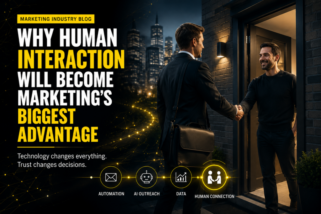 Cold Calling Marketing Professionals Face-to-Face Business Relationship Building and Human Trust in Marketing