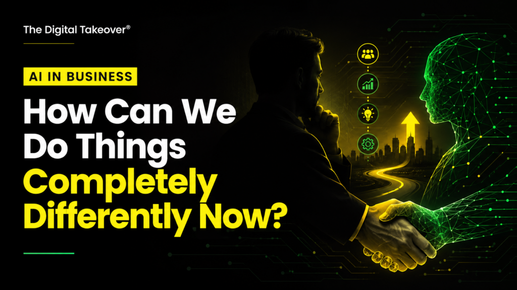How can businesses use AI to do things completely differently?